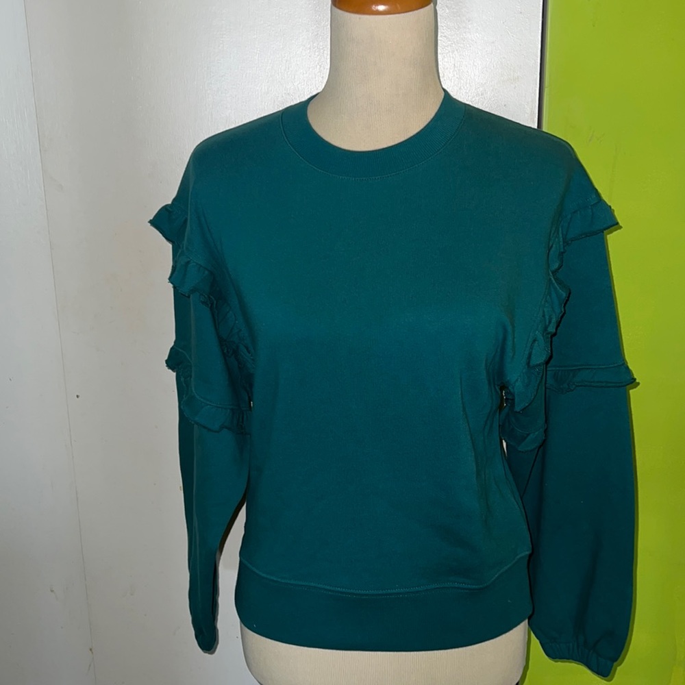 Rebecca Minkoff teal top